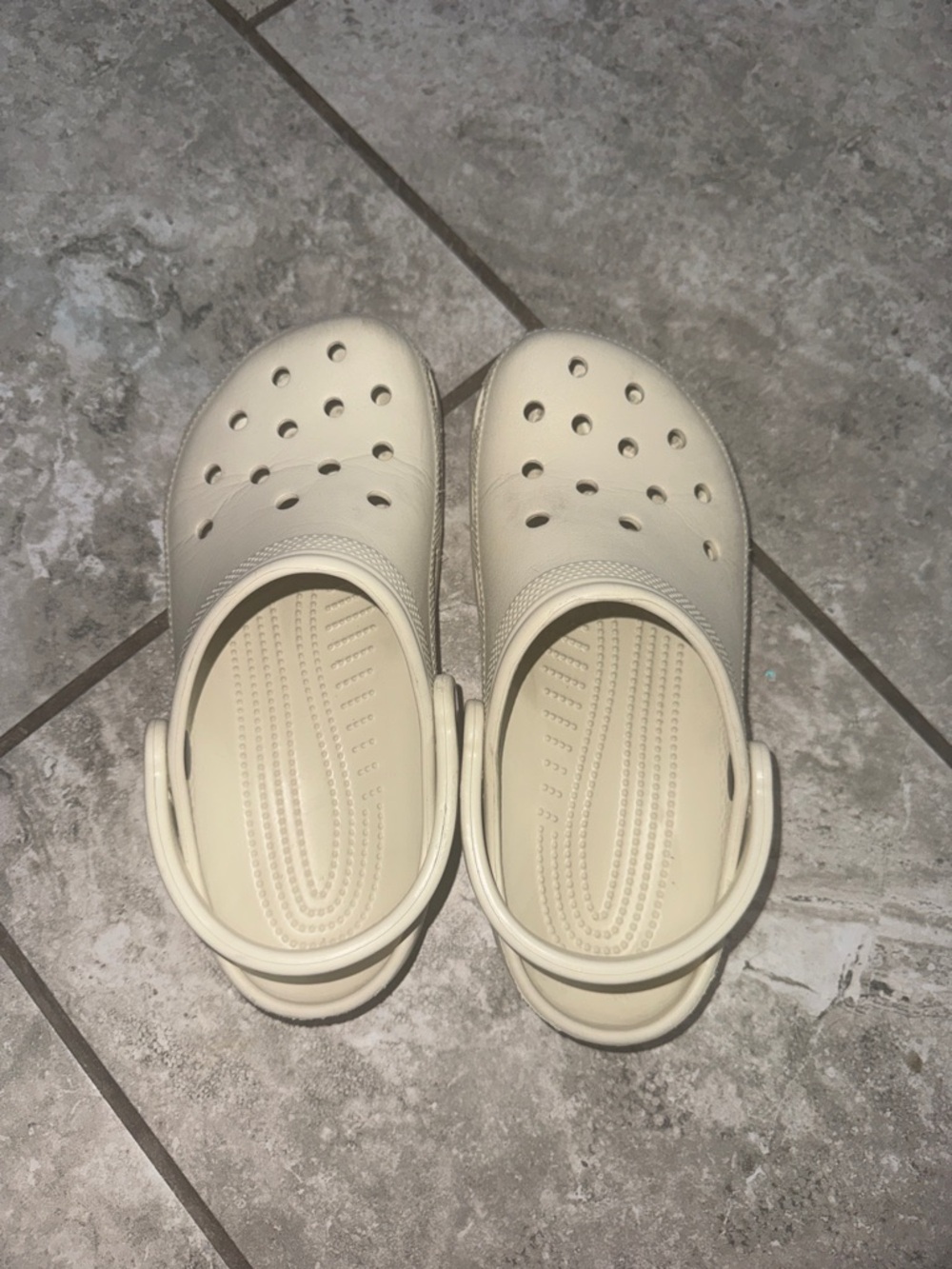 Ivory Crocs - Picture 2 of 3